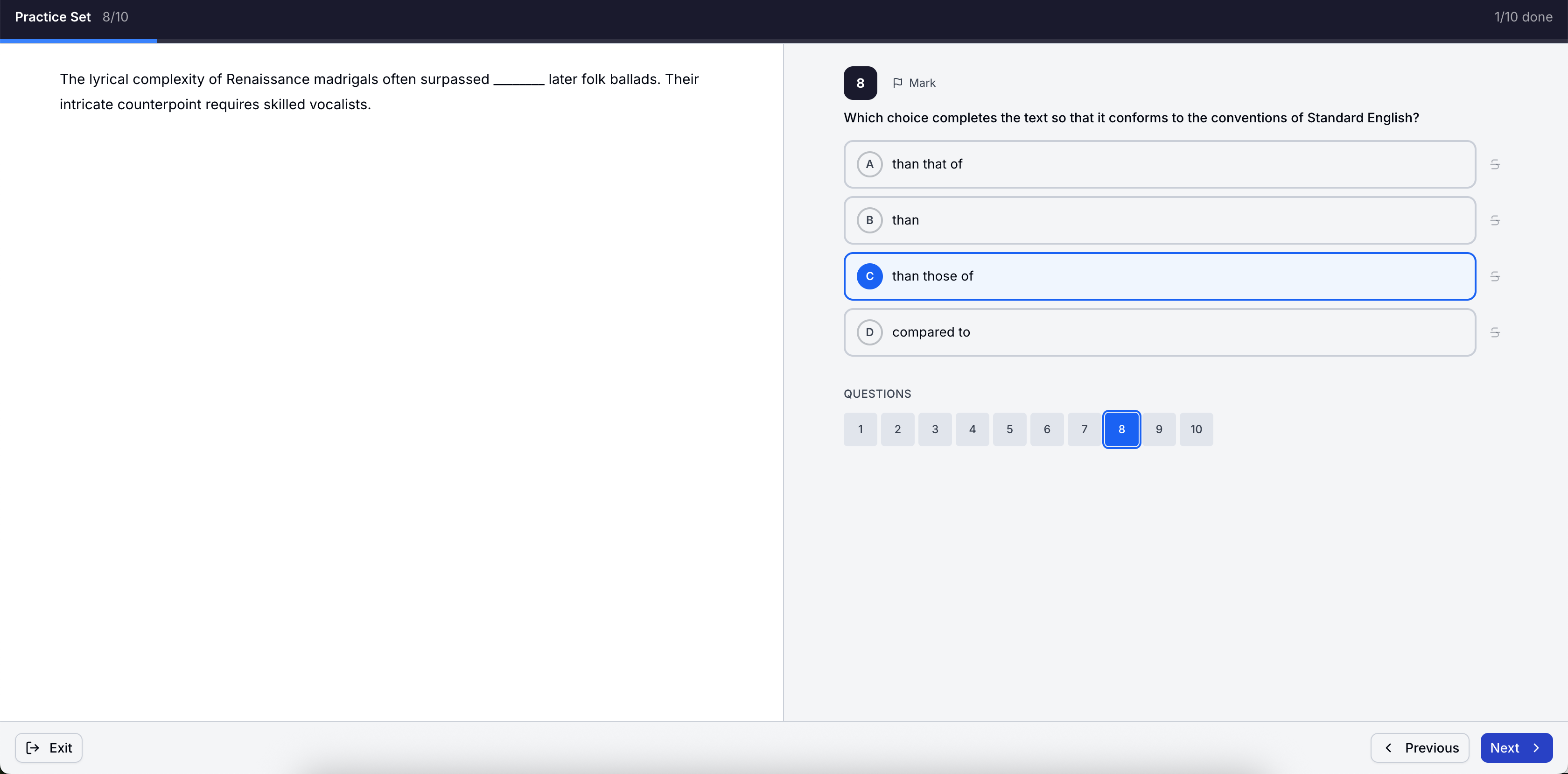 New questions & tests weekly